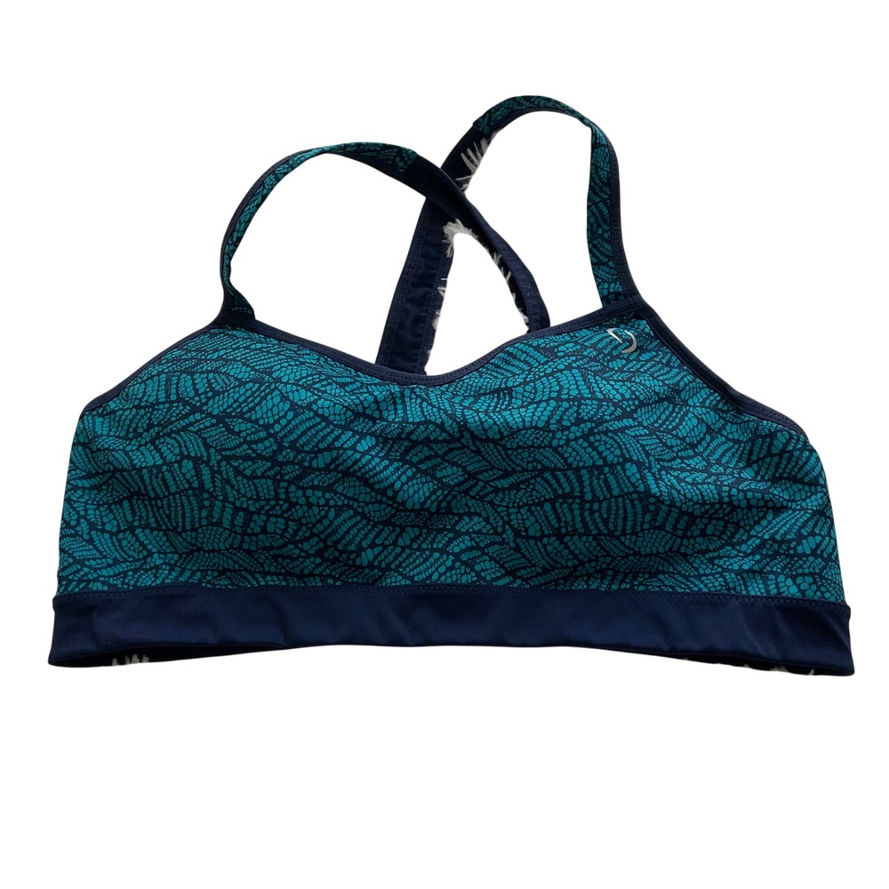 Moving Comfort Brooks Molded Cup Wireless Sports Bra - Size XL Blue Athletic